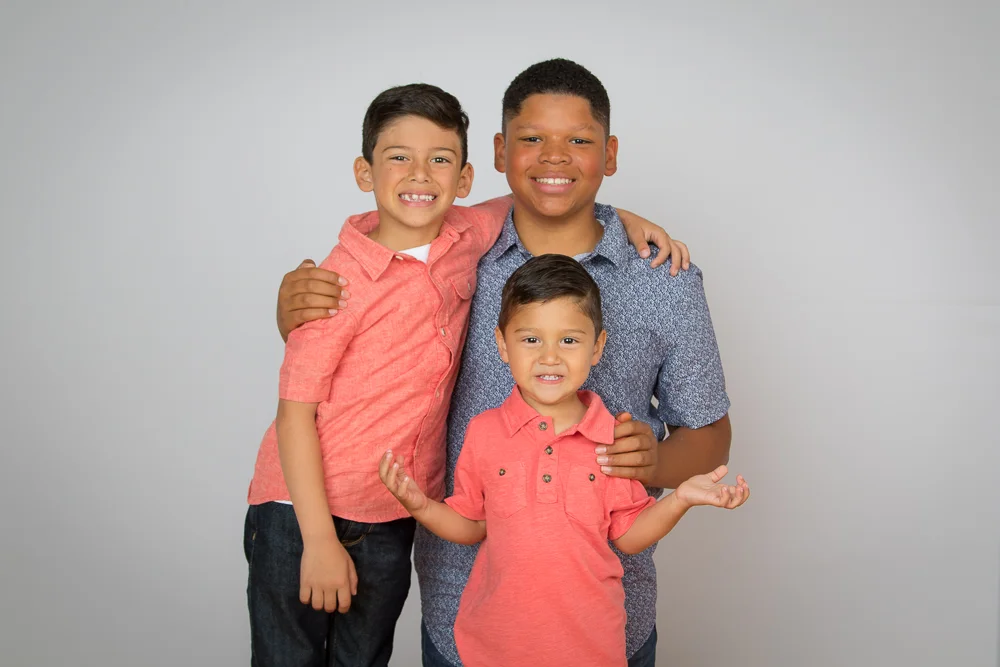 Three brothers photographed by LovelaceMedia